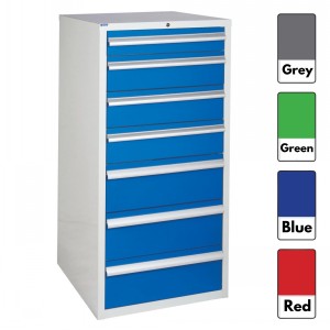 Euroslide Storage Cabinet 7 Drawer 1200mm